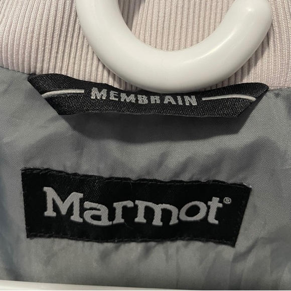 Marmot Women's Gray Membrane Waterproof Full Zip Hooded Grey Plaid Jacket US XS - Picture 4 of 13